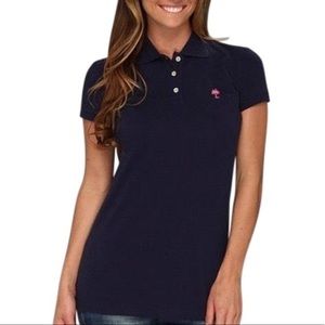 Lilly Pulitzer Island polo navy blue